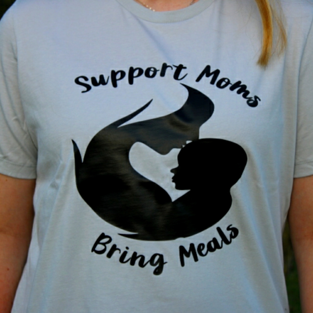 Support Moms Bring Meals Relaxed fit T shirt